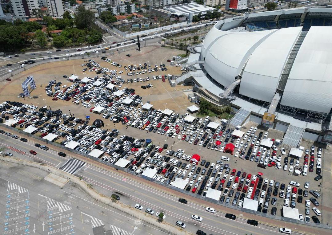 Maior feirão de veículos seminovos do RN segue até domingo na Arena das Dunas