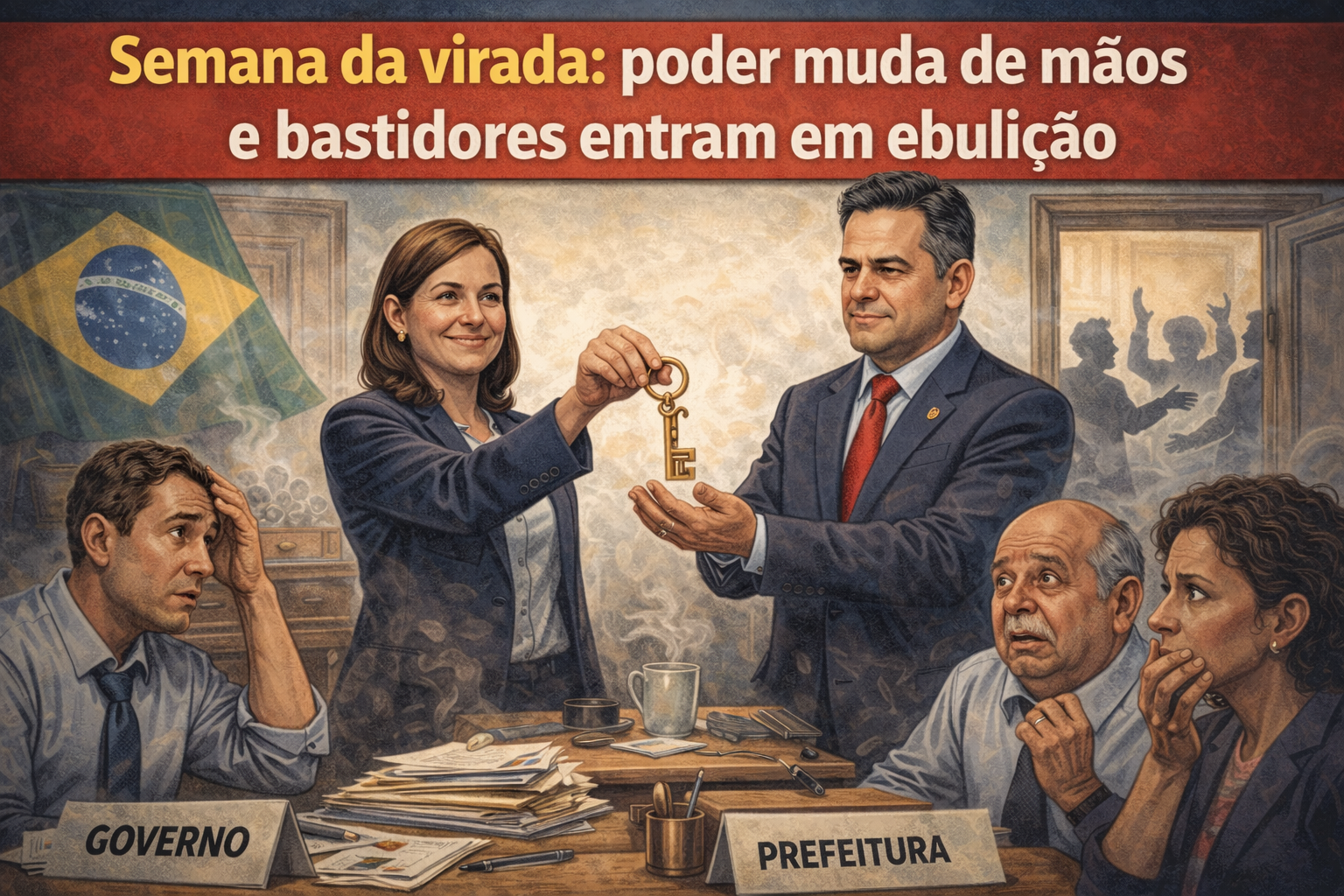 COLUNA FALA SÉRIO – Semana da virada: poder muda de mãos e bastidores entram em ebulição