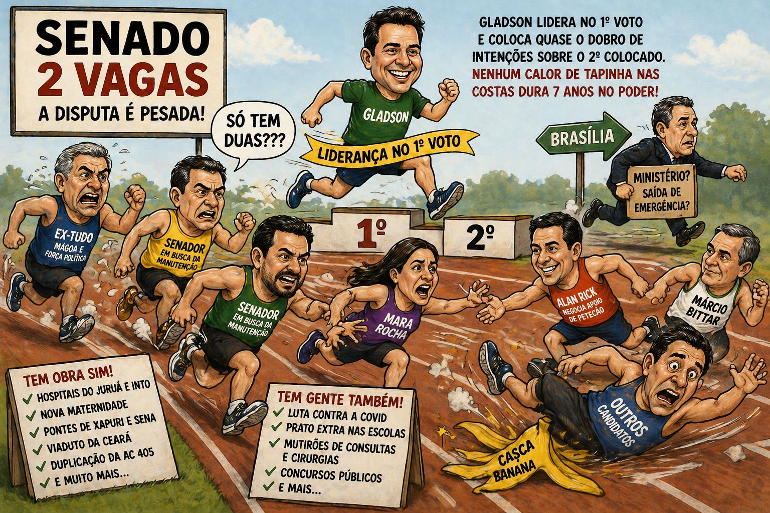 COLUNA FALA SÉRIO – Muita gente na pista, mas só duas vagas no pódio