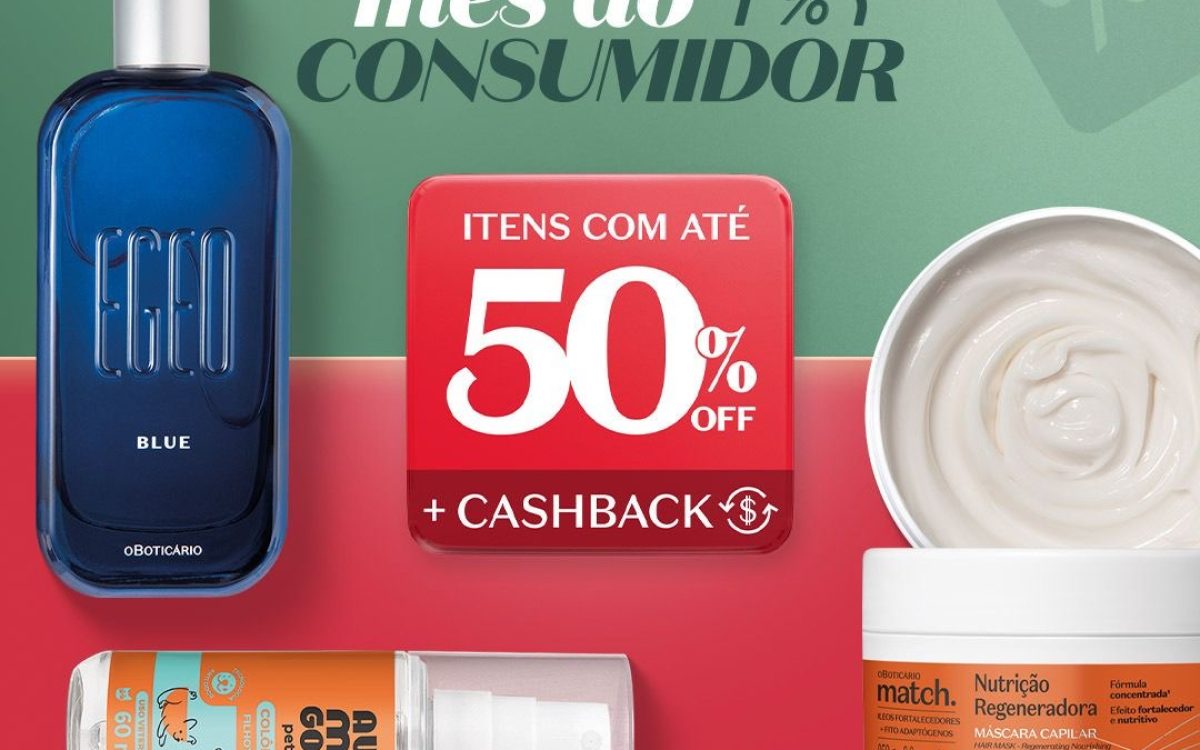 O Boticário oferece até 50% de desconto no Mês do Consumidor e amplia promoções em novo formato dentro do TikTok