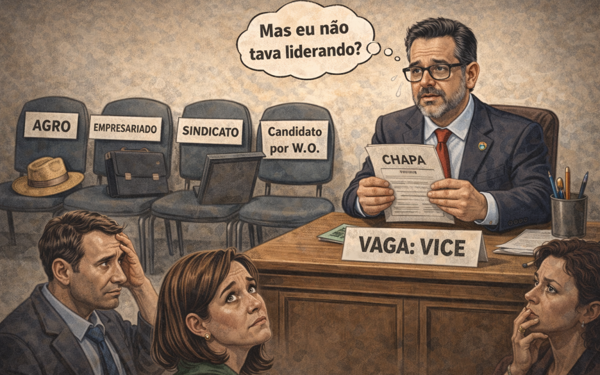 COLUNA FALA SÉRIO – Lidera nas pesquisas, mas não arruma vice