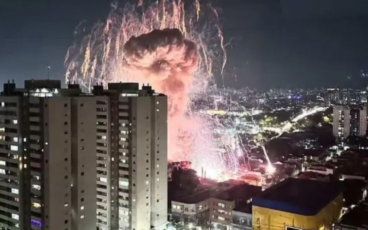 Depósito clandestino de fogos provoca explosão e interdições no Tatuapé